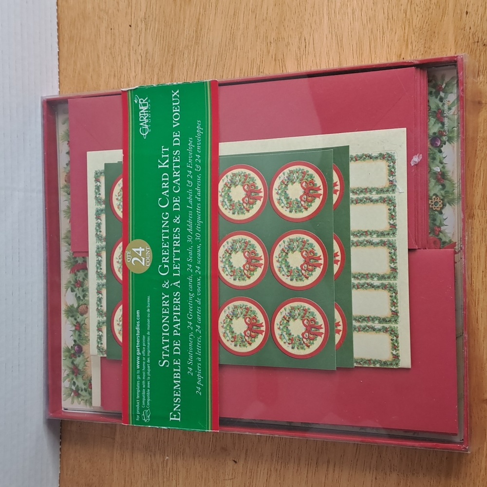 stationery and greeting card kit,